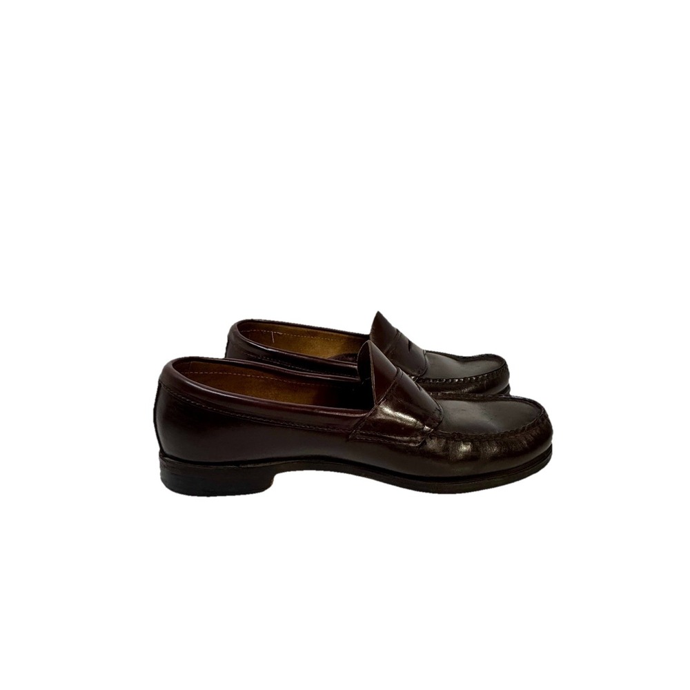 Bass Red Loafers Slip-Ons Classic Design